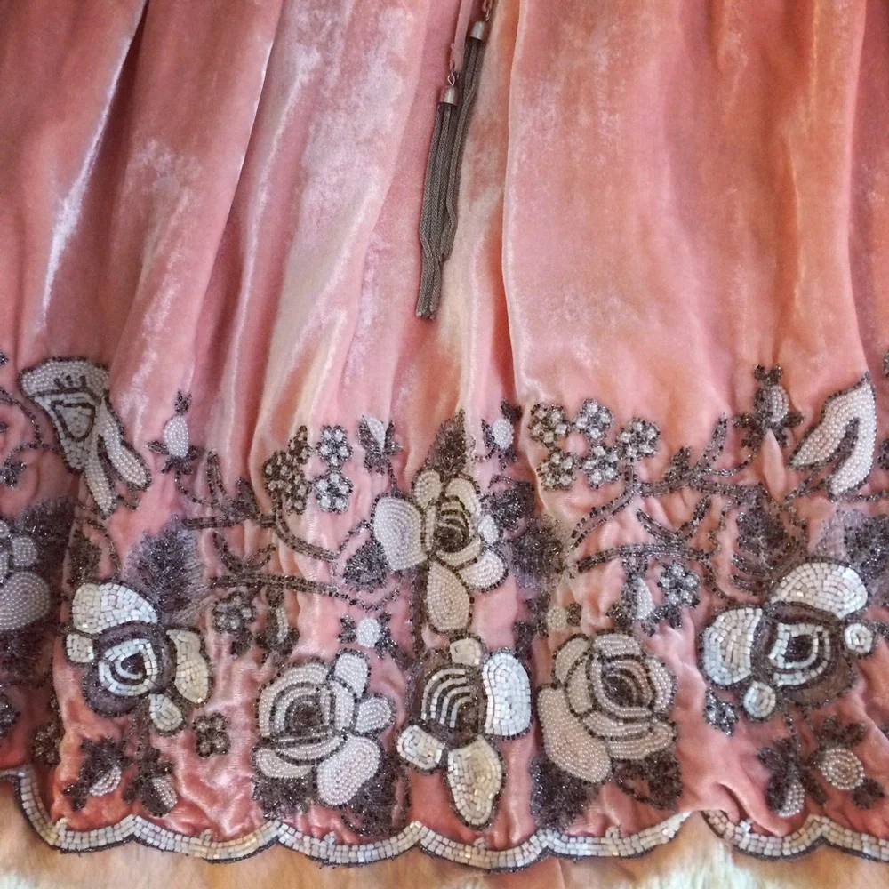 Free People Gemmas Limited Edition Holiday Dress Size Small - Embroidered Mini 🌸 - Picture 2 of 5